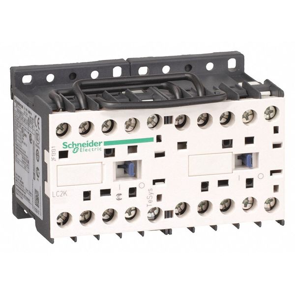 IEC Magnetic Contactor, 3 Poles, 24 V AC, 12 A, Reversing: Yes