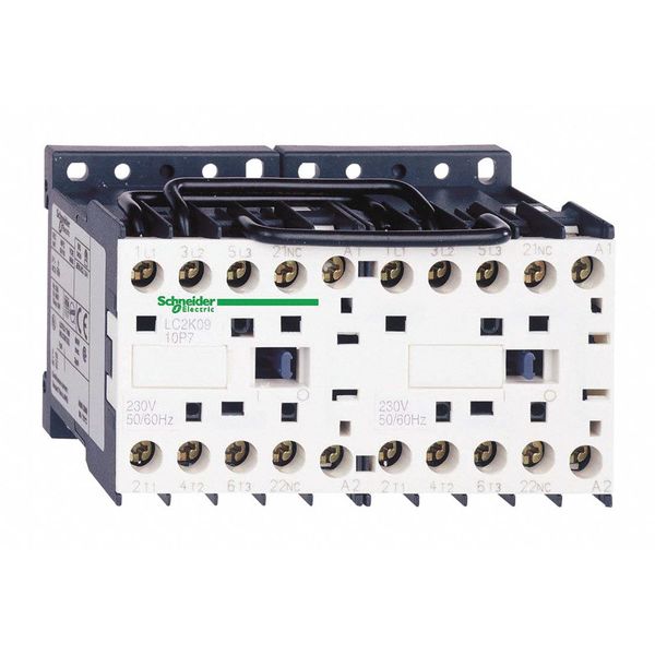 IEC Magnetic Contactor, 3 Poles, 110 V AC, 12 A, Reversing: Yes