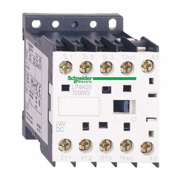 IEC Magnetic Contactor, 3 Poles, 24 V DC, 6 A, Reversing: No