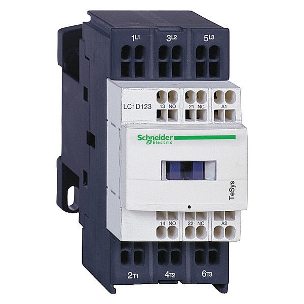 IEC Magnetic Contactor, 3 Poles, 120 V AC, 12 A