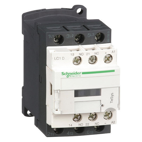 IEC Magnetic Contactor, 3 Poles, 125 V DC, 12 A