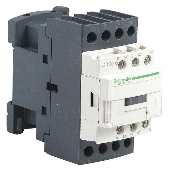 IEC Magnetic Contactor, 4 Poles, 120 V AC, 9 A