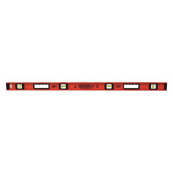 I-Beam Level, Number of Vials 4, 48 in. L