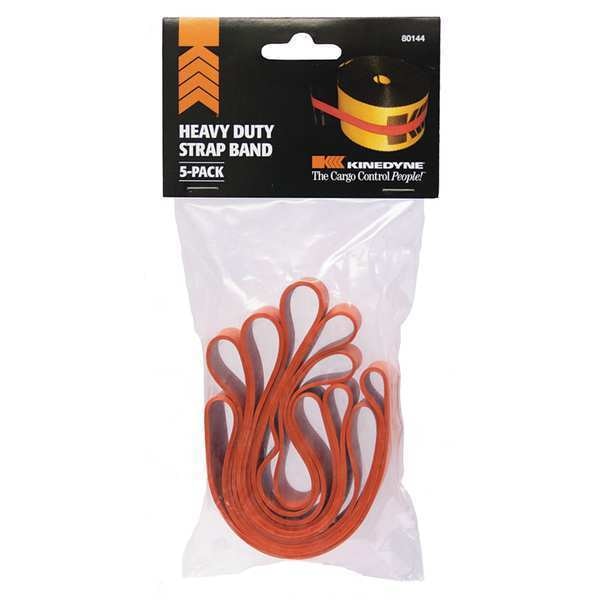 Heavy Duty Strap Band, Orange, 7 in. L, PK5