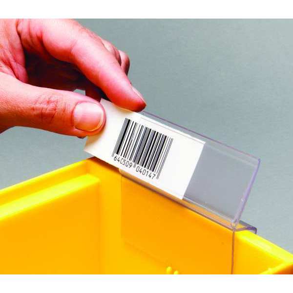 Label Holder, Clip On, 3 in. L, PK25