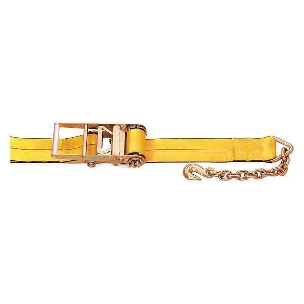 Cargo Strap, Gold, 16,200 lb., Ratchet