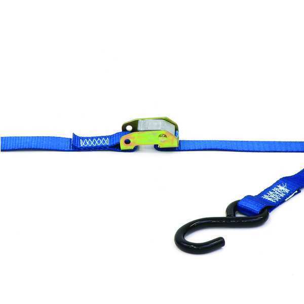 Tie-Down Strap, Blue, 1200 lb., 6 ft., PK2
