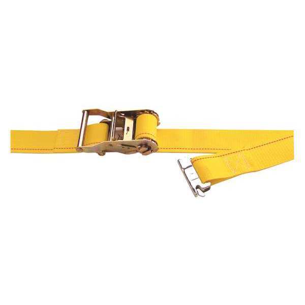 Ratchet Strap, Gray, 2 in. Strap W