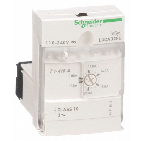 STANDARD CONTROL UNIT, CL 10, 3PH, 8-32A, 110-240V, 110 to 240V AC; 110 to 220V DC, 3 Poles