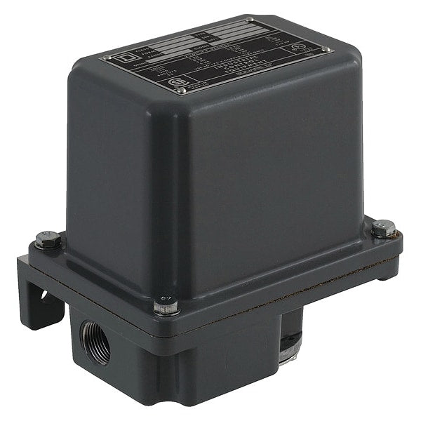 Pressure Switch, (1) Port, 3/8 in FNPS, DPST, 35 to 200 psi, Standard Action