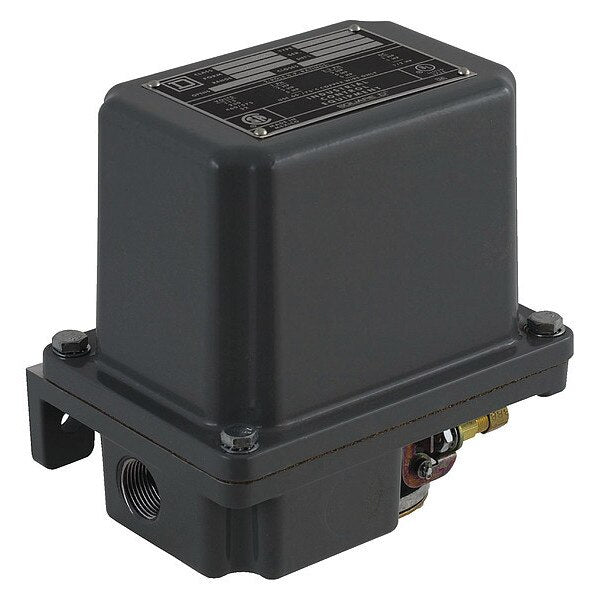 Pressure Switch, DPST, 35 to 200 psi, Standard Action