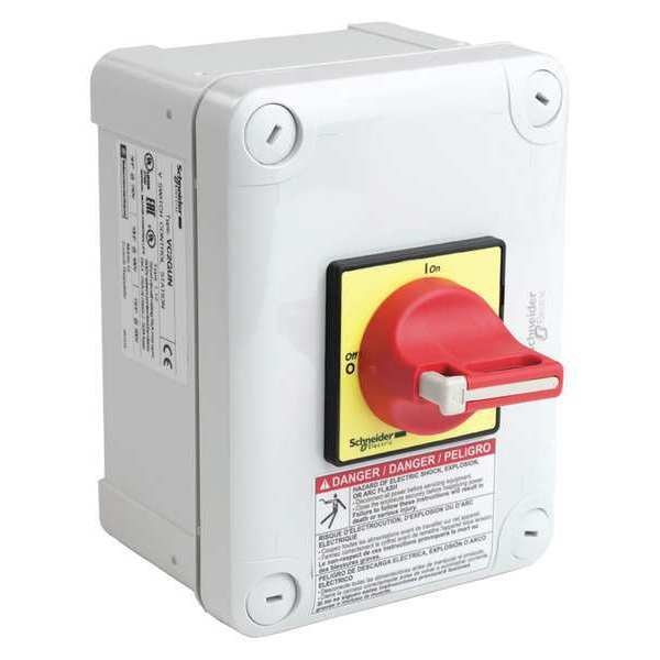 Enclosed Disconnect Switch, 25 A, 690V AC, 3 pole