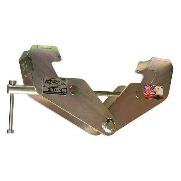Beam Clamp, Steel, 6000 lb., Manual