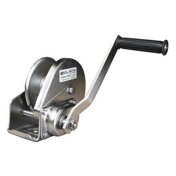 Hand Winch, 1000 lb., 5-63/64 in.Overall W