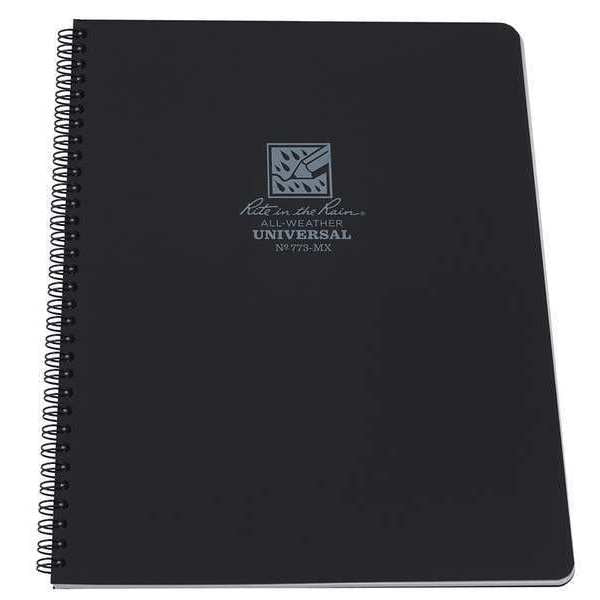 Maxi Notebook, 42 Sheets, Black Cover