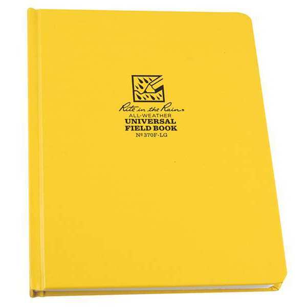 Book, 80 Sheets, Fabrikoid Yellow Cover