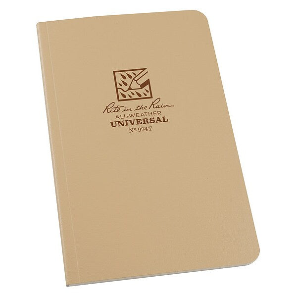 Pocket Book, 64 Sheets, Tan Cover, 32lb