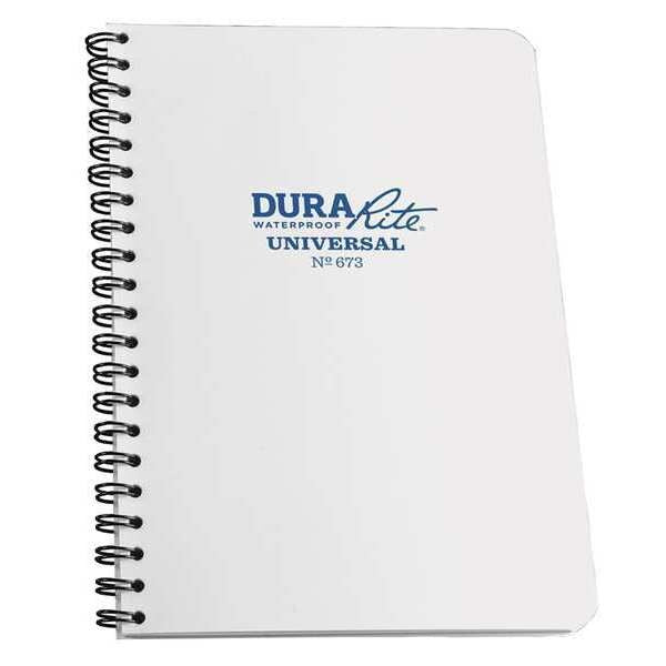 DuraRite Notebook, 32 Sheets, White Cover