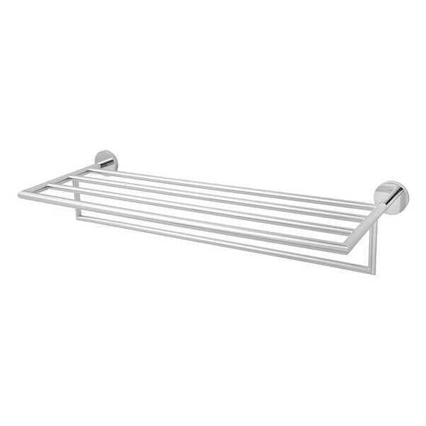 Towel Rack, Brushed Nickel, 9-1/2 in. D