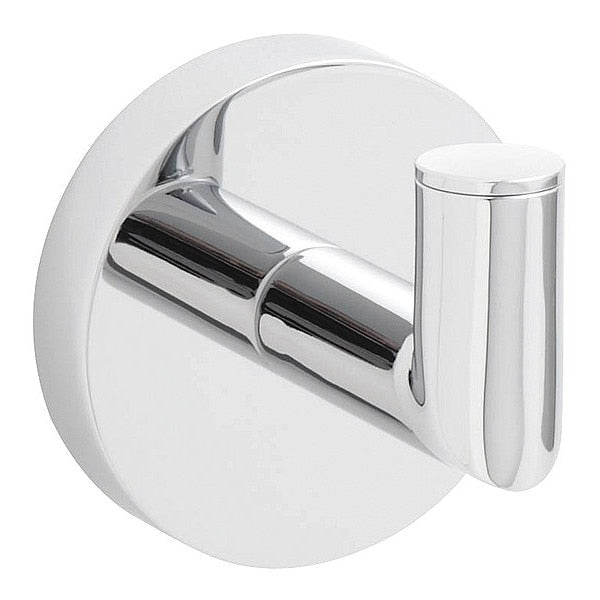 Bathroom Hook, Brushed Nickel, 2 in. D