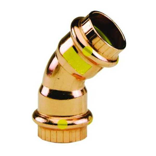 Viega ProPress 45 elbow, 1-1/2