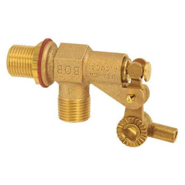 Float Valve, 3/4 in., Bulkhead, MNPT