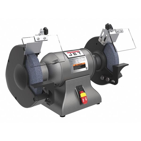Bench Grinder, 8 in Max. Wheel Dia, 1 in Max. Wheel Thickness, 36/60 Grinding Wheel Grit
