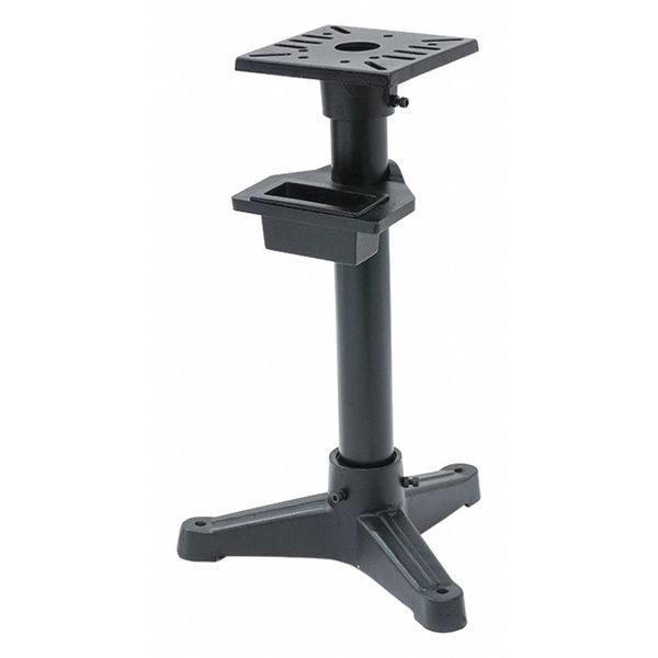 Bench Grinder Stand, 10-1/2inLx35inW, Iron