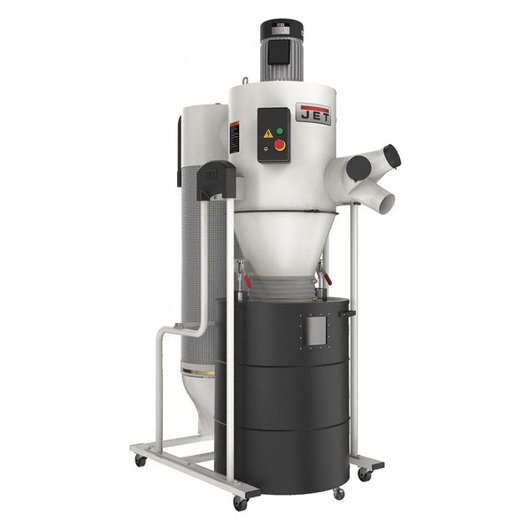 Dust Collector, 1,963 CFM Max Flow, 3 hp, 1 Phase