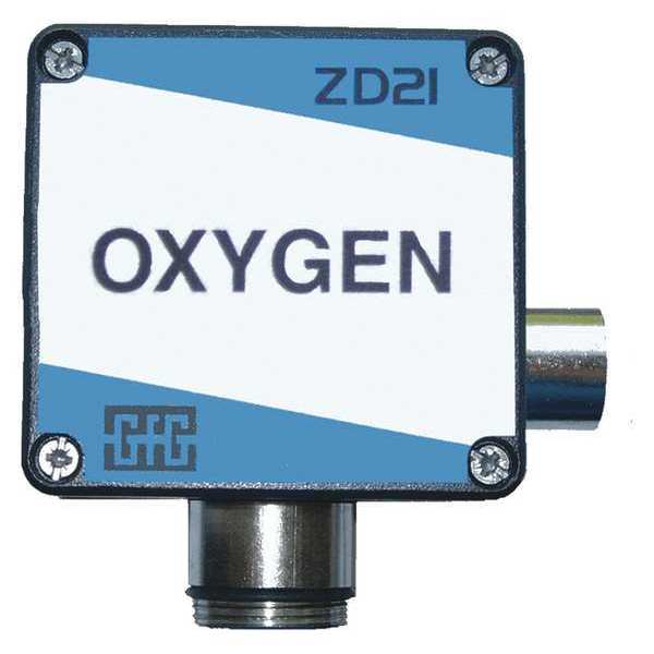 Oxygen Detector, 2-1/4in D x 3-61/64in L