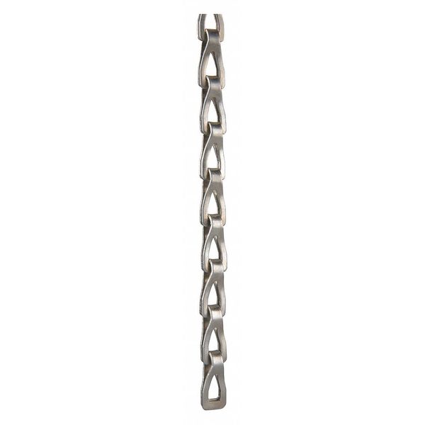 Chain, Sash, Flat, 100 ft., Flat, 106 lb.