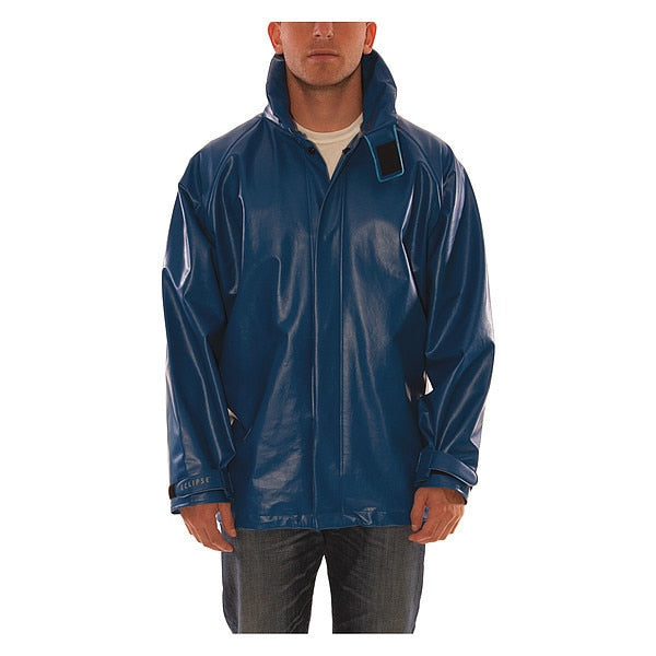 Eclipse Flame-Resistant Jacket, Blue, 4XL, 32 in. L