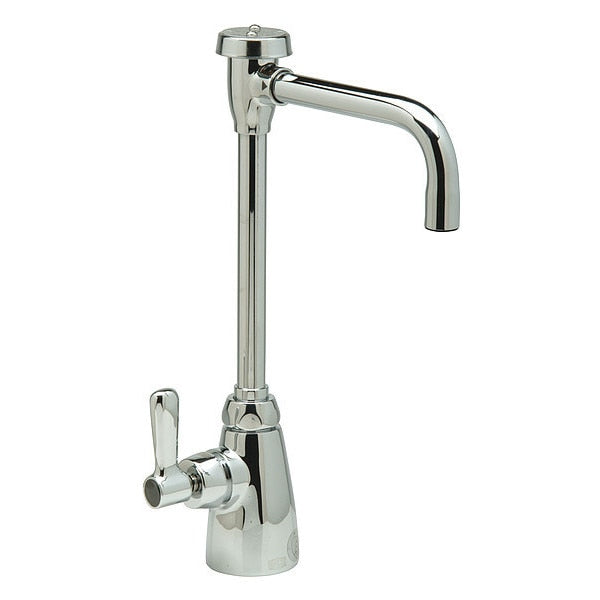 Manual Single Hole Mount, 1 Hole Straight Spout Bathroom Faucet, Chrome