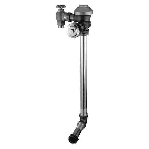 1.6 gpf, Toilet Manual Flush Valve, Rough Brass, 1-1/2 in IPS