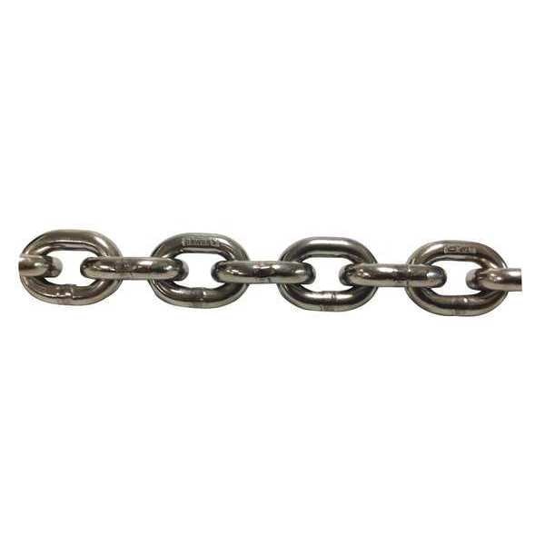 Chain, 25 ft L, Grade 63, Trade Size 5/8 in