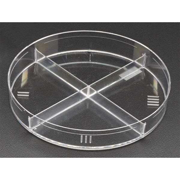 Petri Dish, Polystyrene, 16mL, 4 Well, PK500