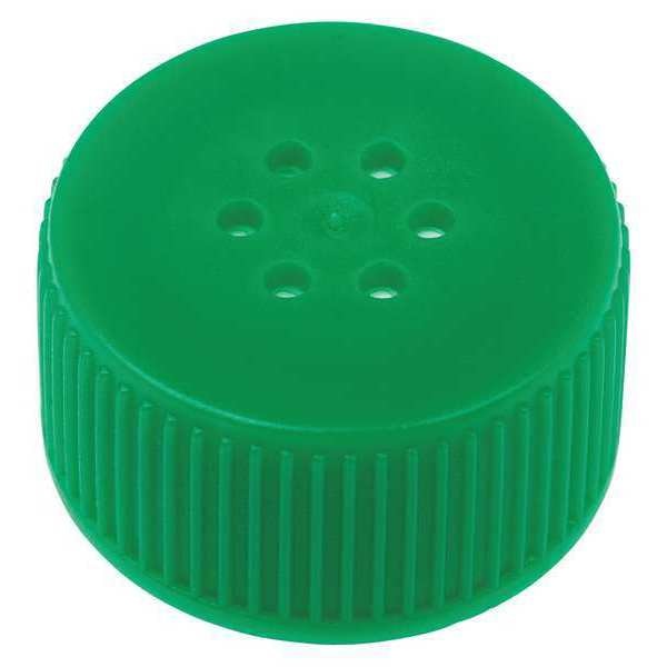 Bioreaction Tube Cap, Green, 17mm, PK100