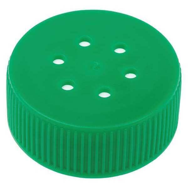 Bioreaction Tube Cap, Green, 29mm, PK100