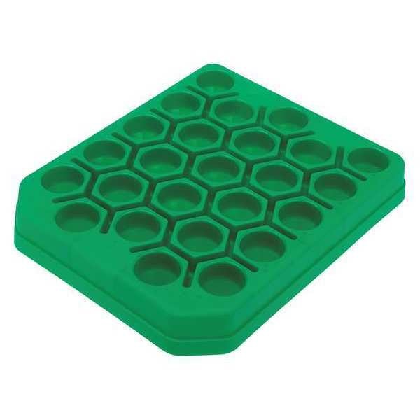 Centrifuge Tube Rack, Green, 23cm L, PK5