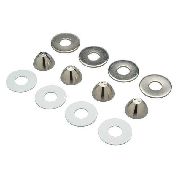 Vandal Proof Hardware, SS, 5/8 in. Size