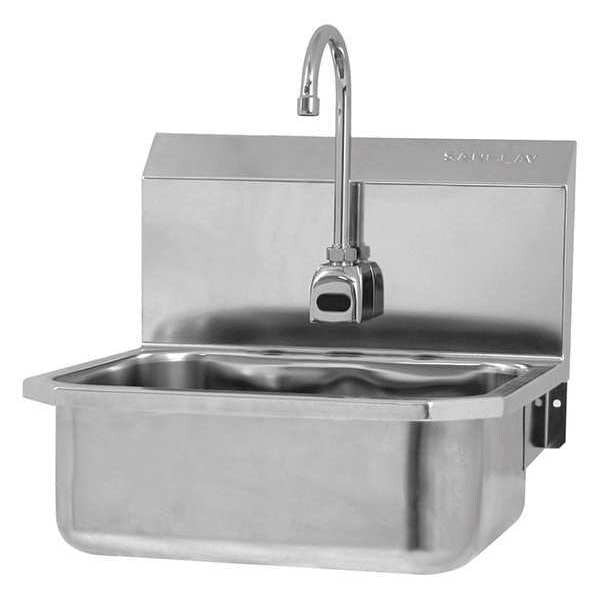 Hand Sink, 19 in. L, 18 in. W, AC Sensor