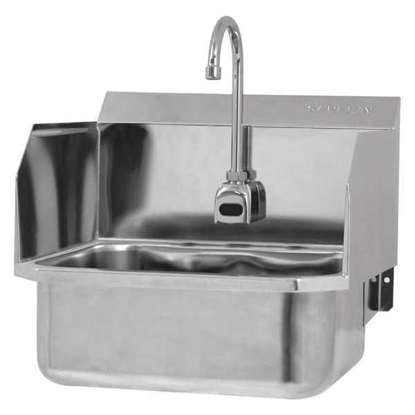 Hand Sink, 19 in. L, SS, AC Sensor