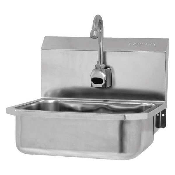 Hand Sink, 16 in. L, AC Sensor