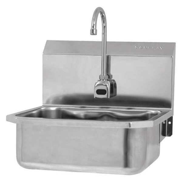 Hand Sink, 19 in. L, Battery Sensor