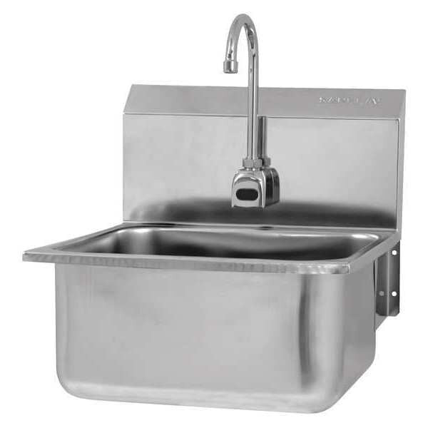 Hand Sink, 21 in. L, 20 in. W, AC Sensor