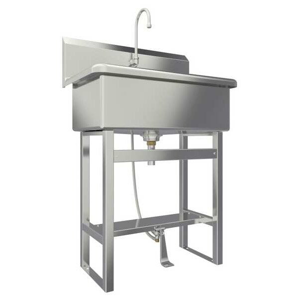 20 in W x 31 in L x 45 1/2 in H, Floor, Scrub Sink