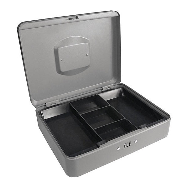 Cash Box, Compartments 6, 2-1/4 in. H