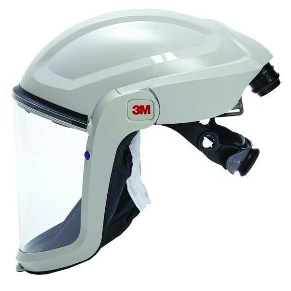 Faceshield, Gray, Polyethylene, Ratchet