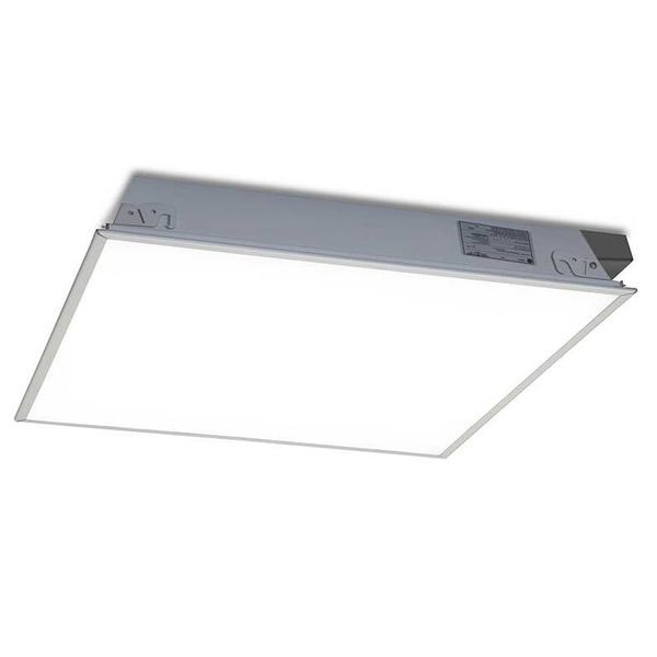 LED Recessed Troffer, 23-45/64inL, 3300 lm