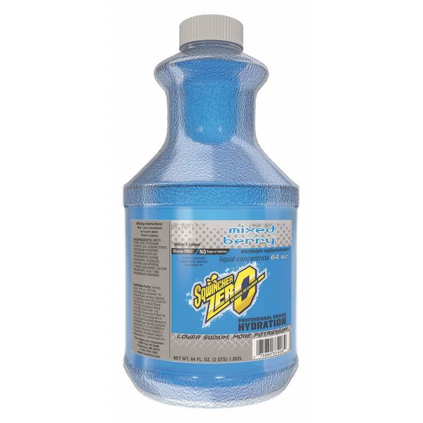 Sports Drink Liquid Concentrate 64 oz., Mixed Berry, Pk1